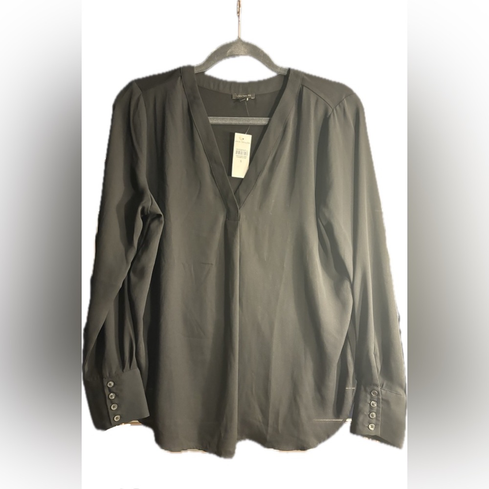 NWT - Ann Taylor - Black Blouse (S)